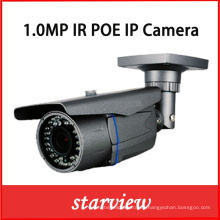 1.0MP Poe impermeable IR Bullet red CCTV seguridad IP cámara (WH1)